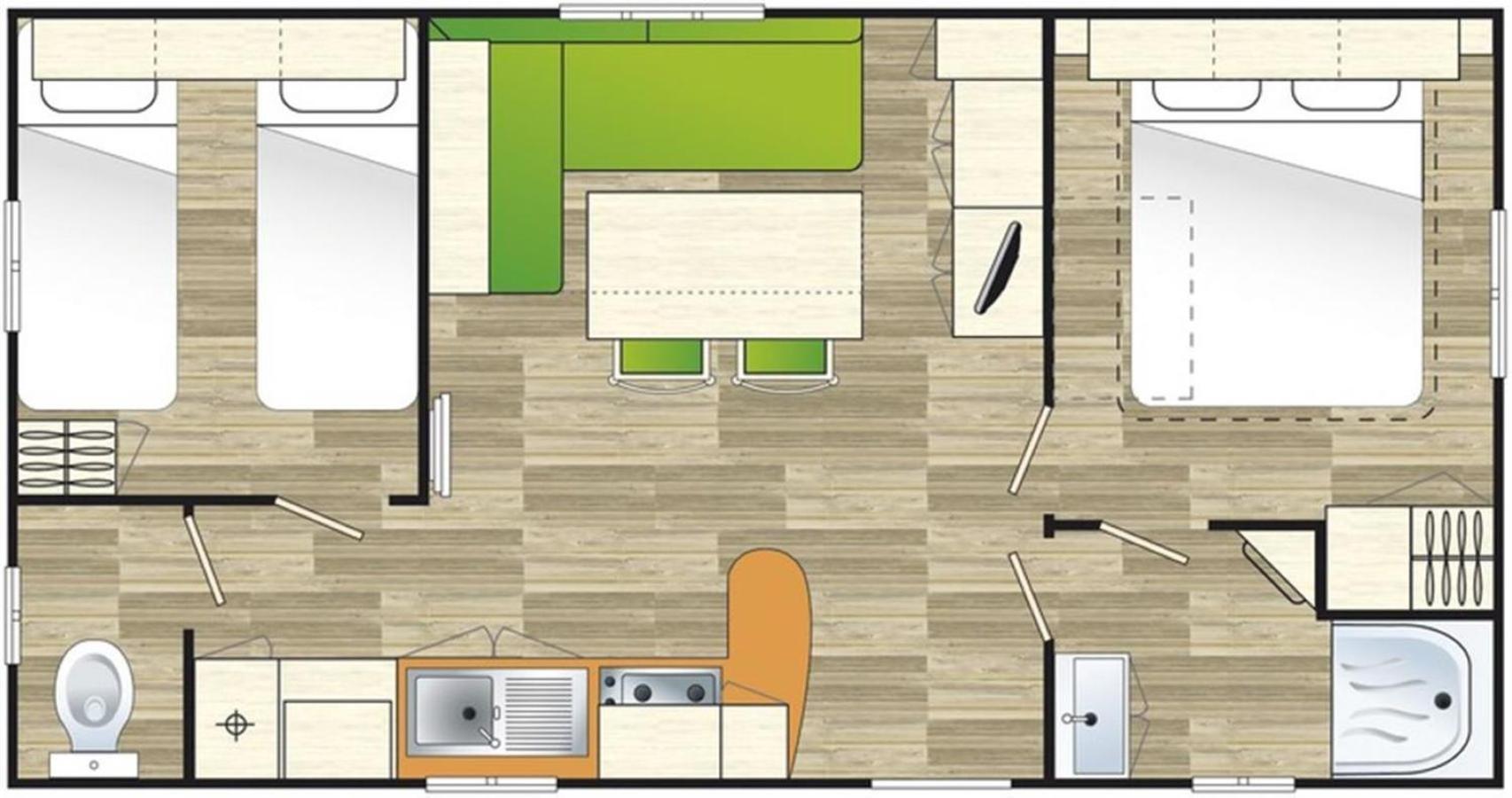 פואסננט Camping Kost Ar Moor חדר תמונה